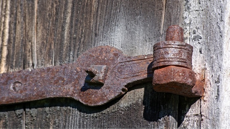 Corrosion de Charnières Fratelli Garletti